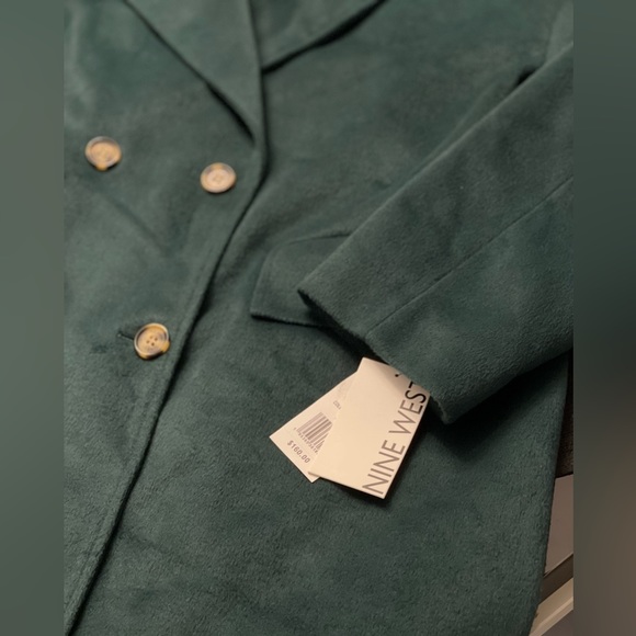 New Nine West green winter wool coat - Picture 7 of 7